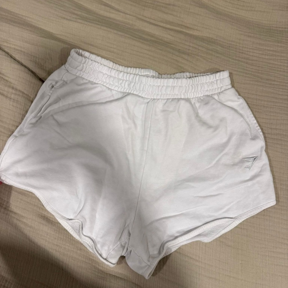 Gymshark White Women's Athletic sweat Shorts